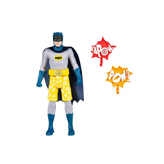 DC Retro 6In Wv2 - Batman 66 - Batman Swim Shorts